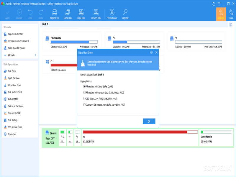 Disk Genişletme, Ayırma Programı – Ücretsiz