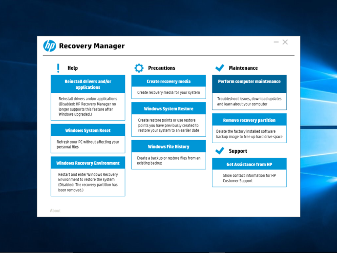 HP Recovery Manager Programı Ne İşe Yarar?